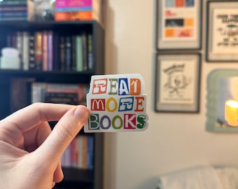 Read more books sticker