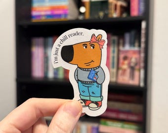 I'm just a chill reader (custom book)