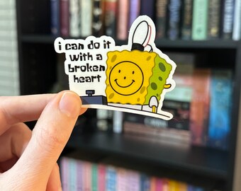 I Can Do It Cartoon Sticker