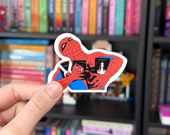 Spider book SERIES sticker