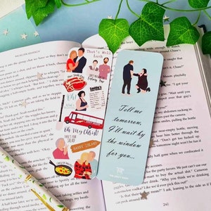 Gavin & Stacey Themed Bookmark - Nessa, Smithy, TV Series, Book Worm, Stationery, Reader, Book Cart, Book Lover, Cozy Reader, Uncle Bryn