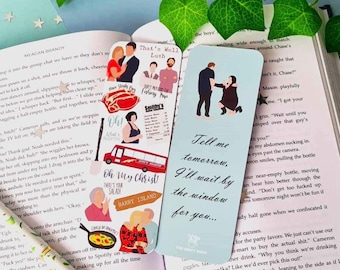 Gavin & Stacey Themed Bookmark - Nessa, Smithy, TV Series, Book Worm, Stationery, Reader, Book Cart, Book Lover, Cozy Reader, Uncle Bryn