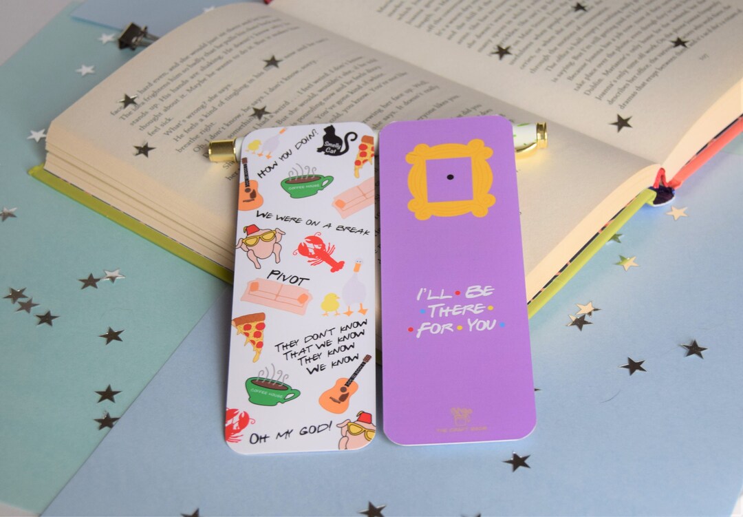 Friends Inspired Bookmark Quotes Ross Rachel Chandler Etsy
