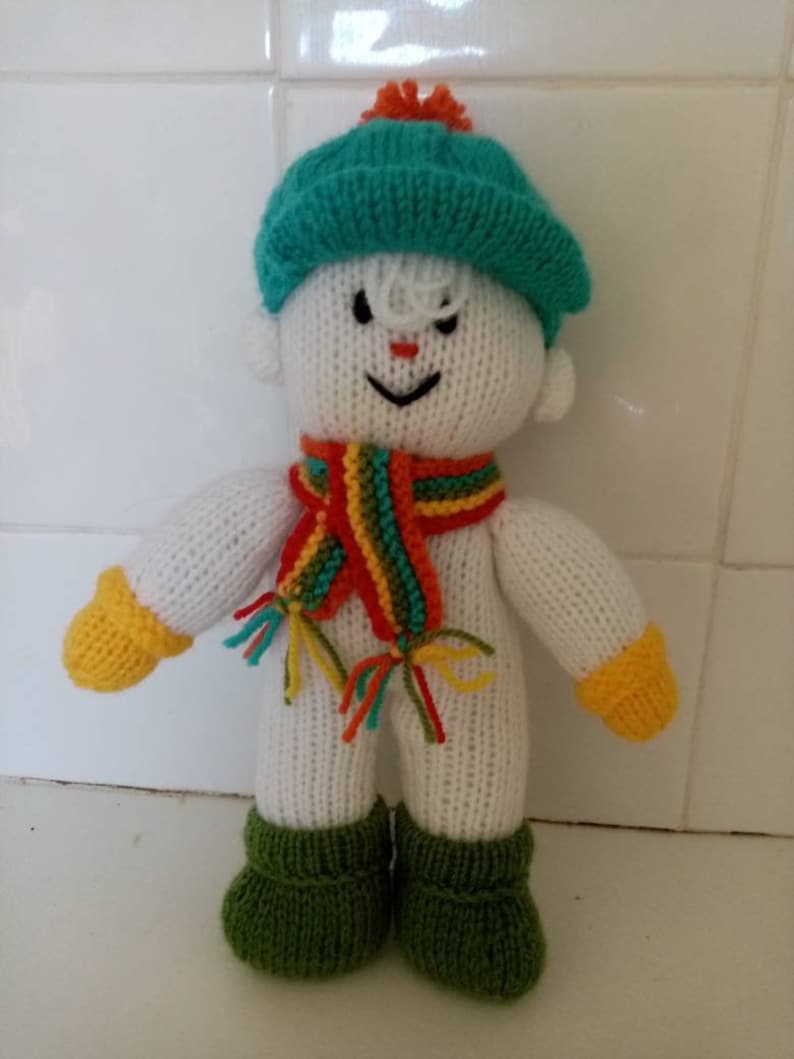 Snowman Toy Knitted Snowman Toy Knitted