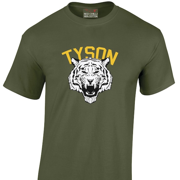 Mike Tyson Inspired t-shirt Mens Boxing Tee Training Top Boxer MMA