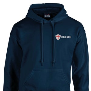 Sweat à capuche brodé de football England Shield