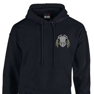Predator Inspired Embroidered Hoodie Movie Hoodie Arnold
