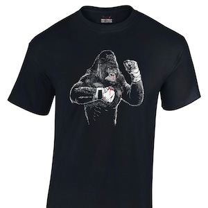T-shirt da palestra ispirata alla boxe Gorilla