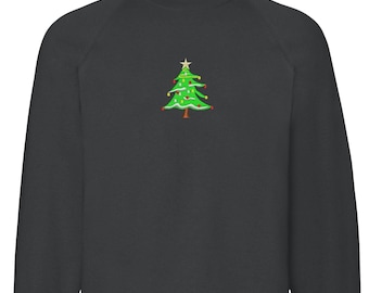 Christmas Tree Embroidered Christmas Jumper