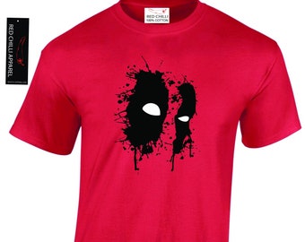 Deadpool inspiró graffiti face unisex camiseta