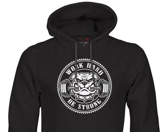 Work Hard Gym Lifting Hoodie