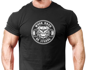 ワークハードジムリフティングTシャツ
