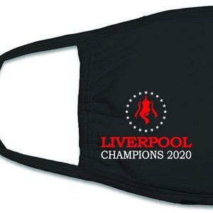 Liverpool Champions Football Adult Double Layer Reusable Washable Face Mask