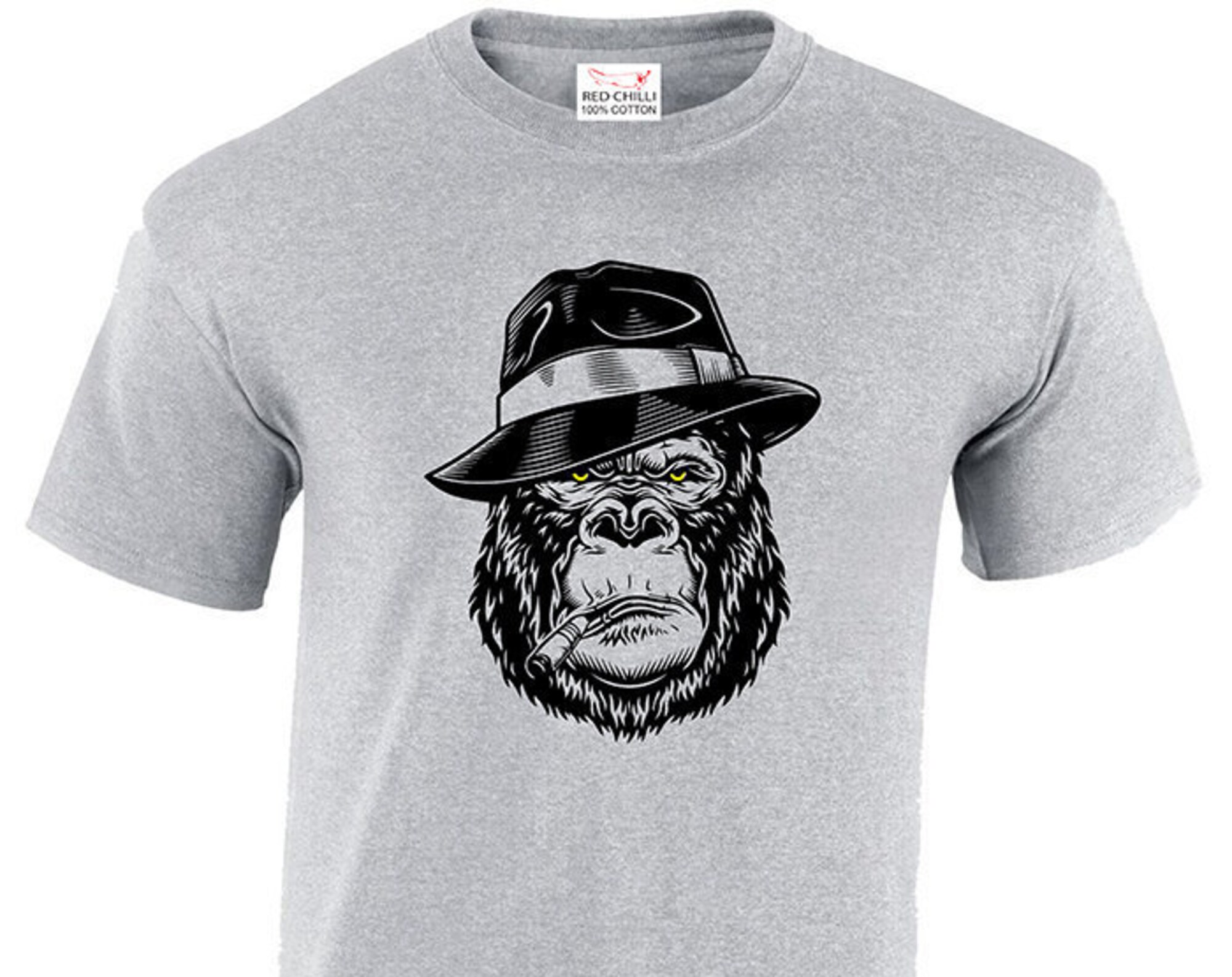 Discover Camiseta Gorilla Inspired Vintage para Hombre Mujer