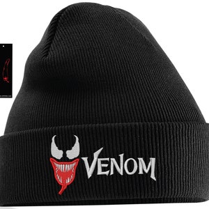 Venom Beanie, Marvel Hats, Glow in the Dark Beanie