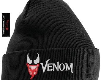 Sombrero de gorro bordado inspirado en Venom