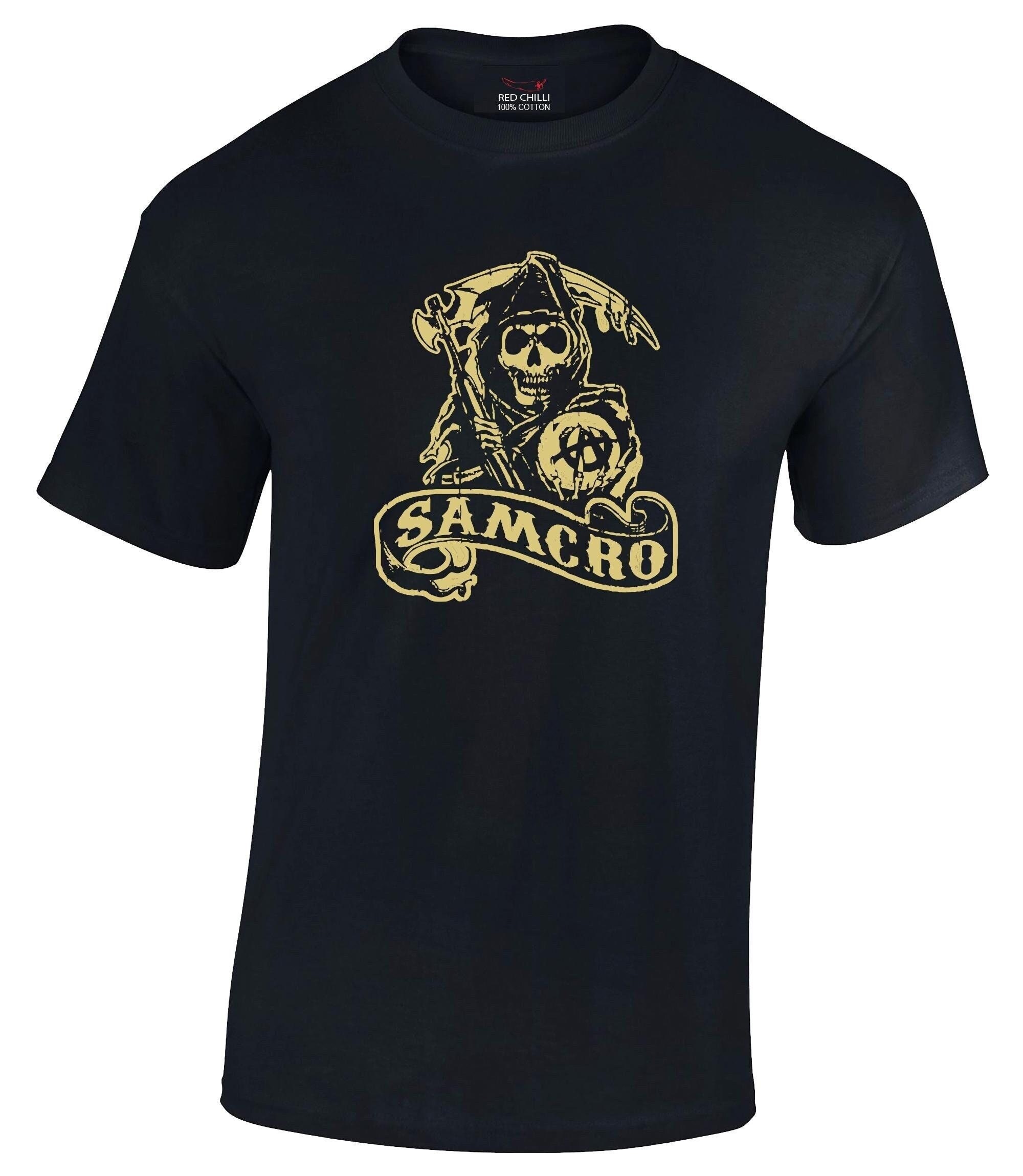 SAMCRO リーパー インスパイア ユニセックス トップ Tシャツ 