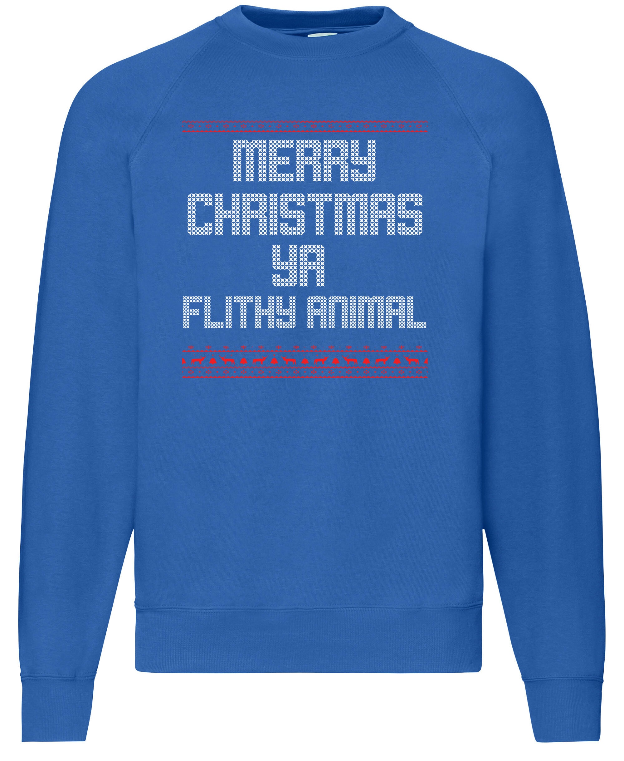 Merry christmas ya filthy animal corded sweatshirt sale