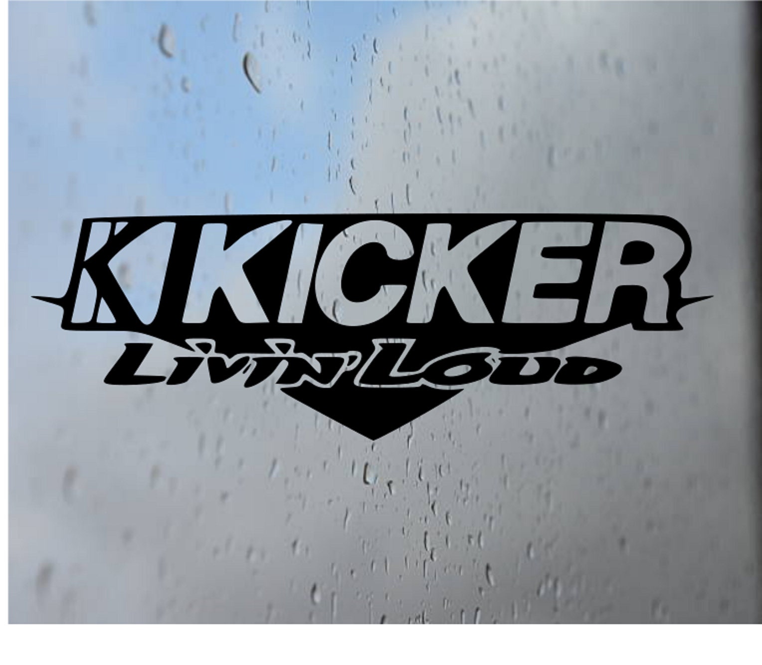 Kicker Comp R Sticker Kicker Logo Audio