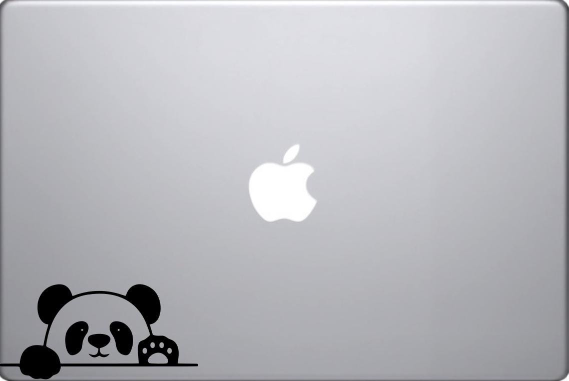 Panda Face Vinyl Decal Sticker, Water Resistant - Etsy