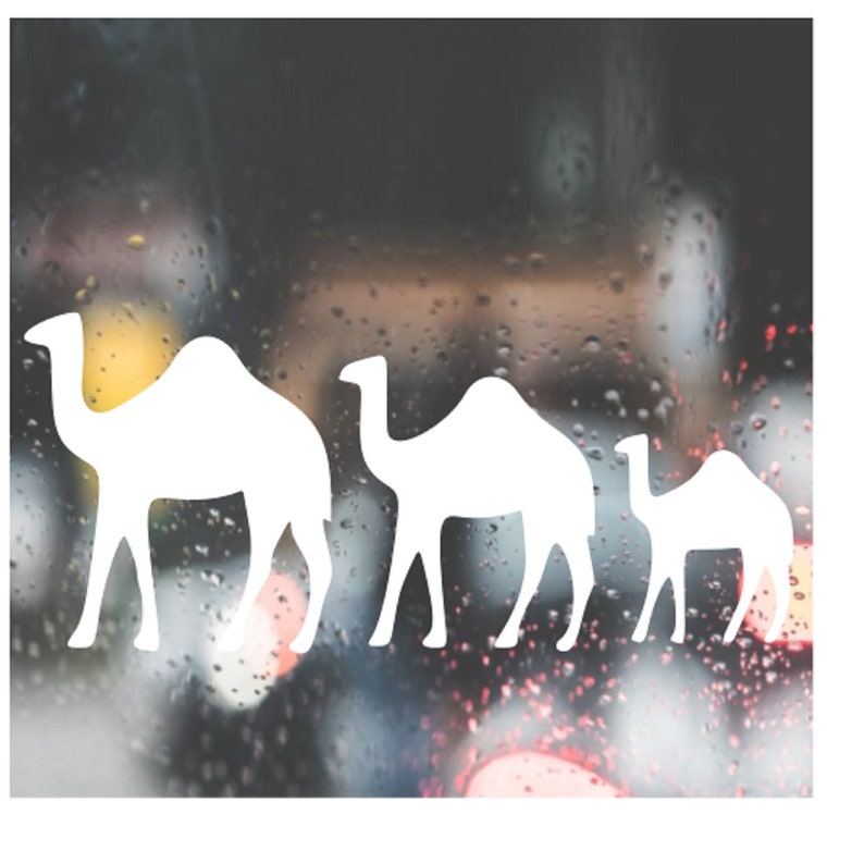 Sticker Silver Camel Camel Family Vinyl Decal Sticker, Car, Laptop, Home Decor - Etsy