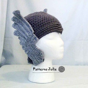 Valkyrie Thor Helmet- Crochet Pattern 5 sizes, Child-Adult; A Free Pattern of Halloween Cat Hat Included