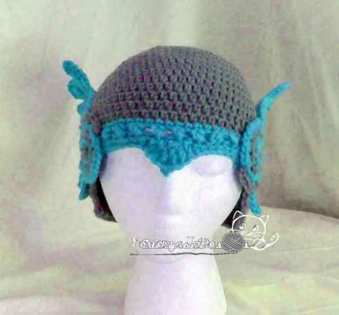 Valkyrie Pattern Valkyrie Thor Hat- Crochet Pattern 7 Sizes, Child-adult; A Free Pattern ...