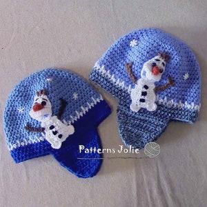 Snowman Hat, Crochet Pattern 4 sizes, Child-Adult; A Free Pattern of Halloween Cat Hat Included