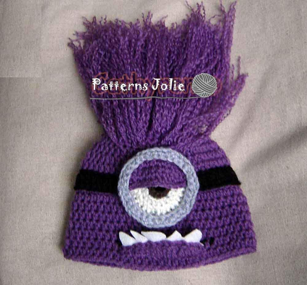 Purple Evil-Style Hat Pattern