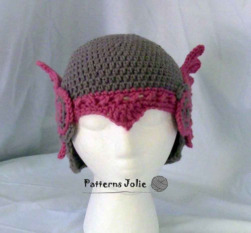Valkyrie Pattern Valkyrie Thor Hat- Crochet Pattern 7 Sizes, Child-adult; A Free Pattern ...