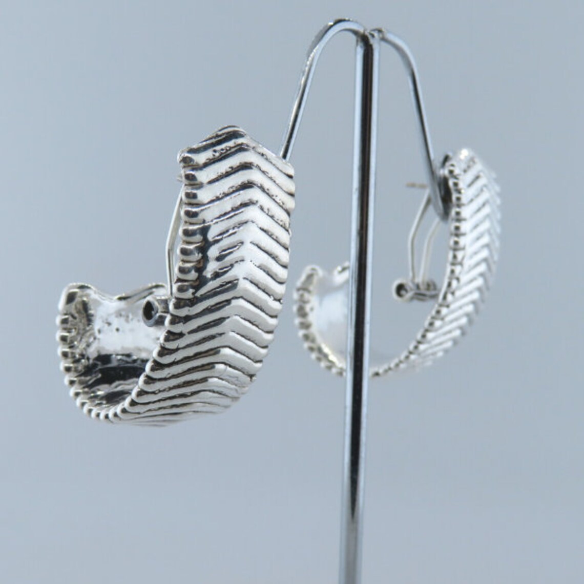 Electroformed Sterling Silver Earrings Etsy