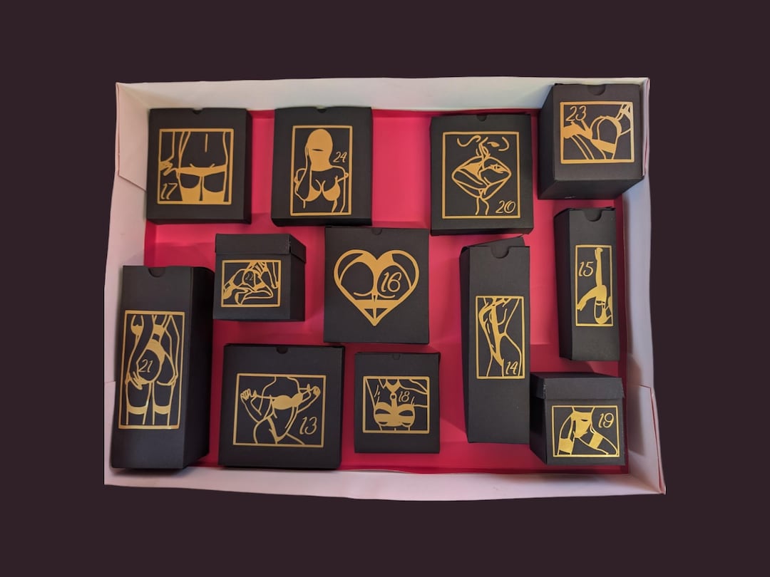 Couples Advent Calendar 12 Days of Sexy Adult Advent Calendar Date
