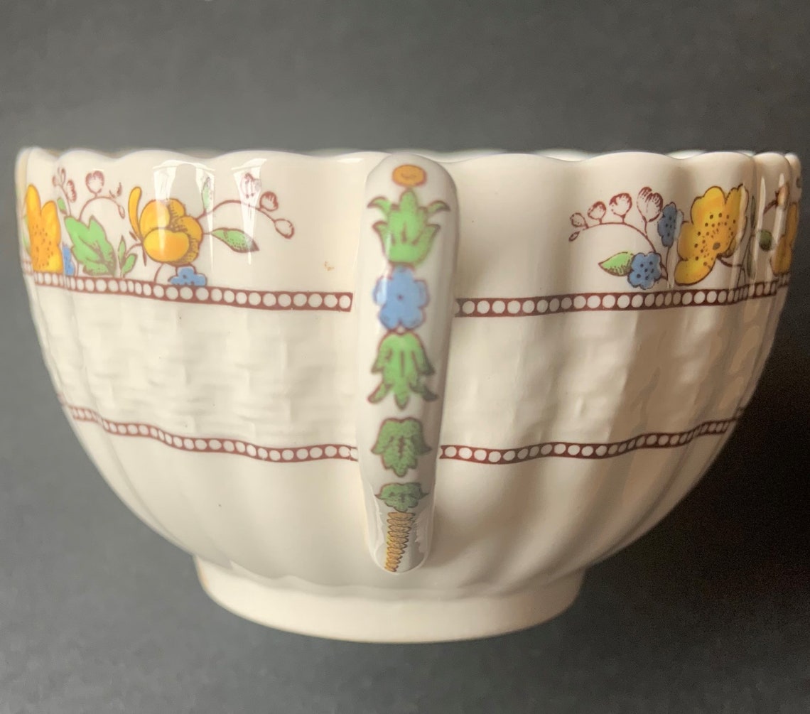 Vintage Spode buttercup China Teacup Made in England. Great Condition. Eastertea Partybridal