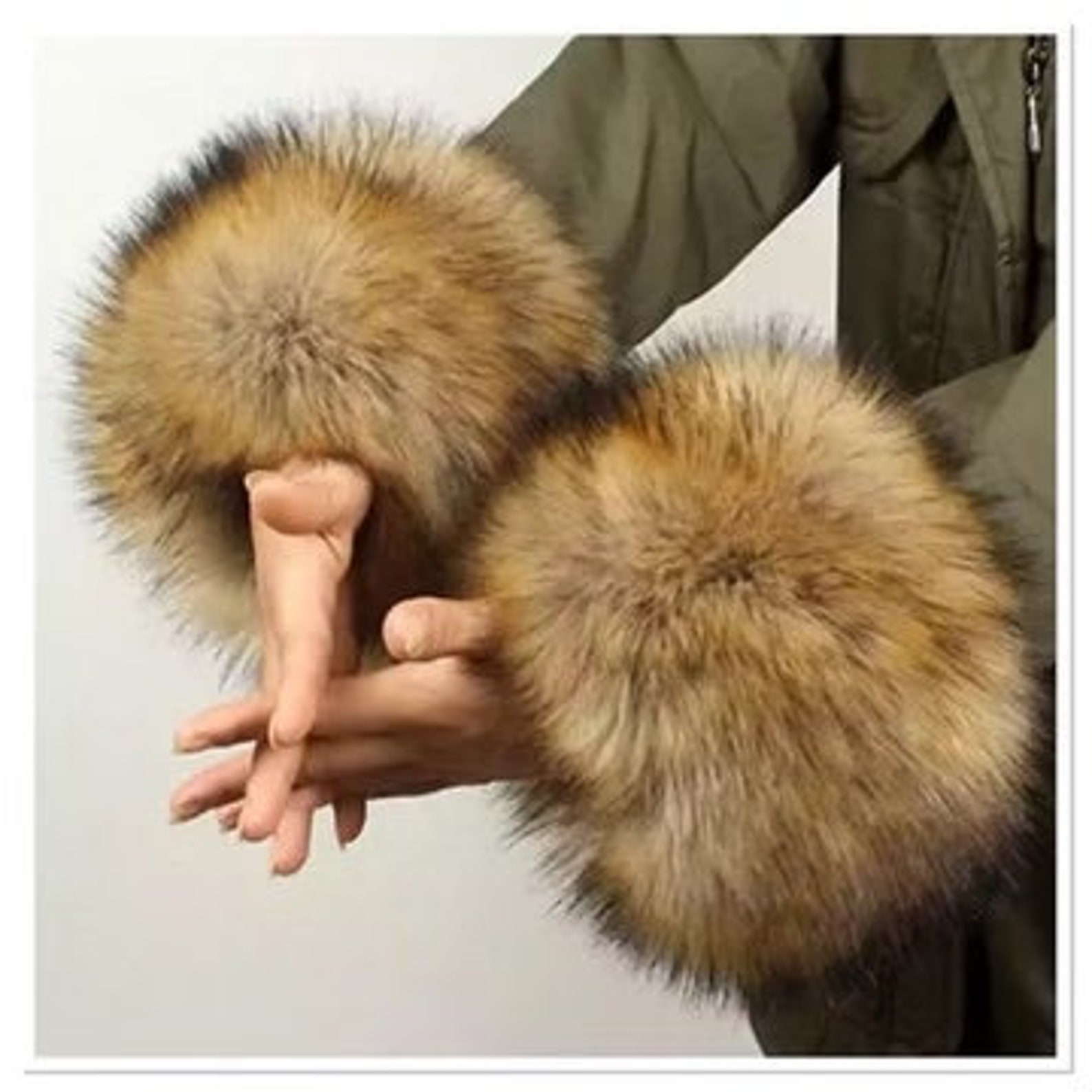 Faux Fur Wrist Cuffs Furry Cuffs Wrist Warmer Arm Warmer Etsy