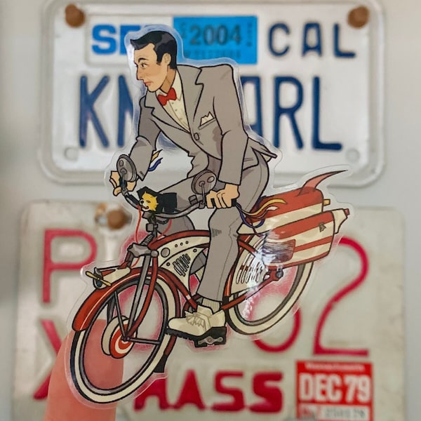 pee-wee’s big adventure sticker