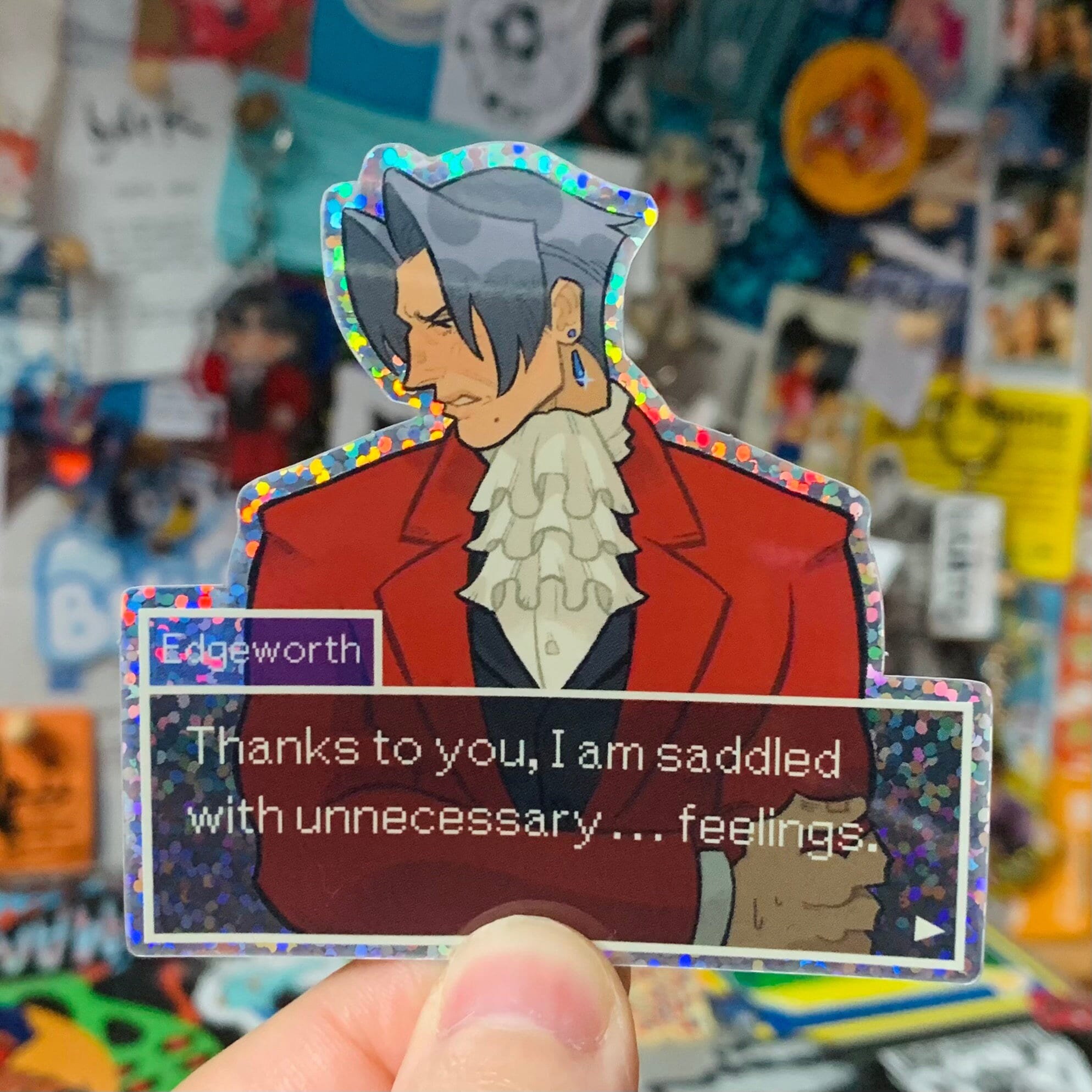 Ace Attorney Parody Sticker · Billenmaatjes · Online Store Powered