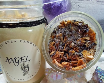 Handmade Angel Protection Soy Candle: Cleansing Ritual, Angel Oil Infused