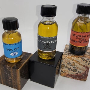 Spelled Spiritual Oils: Hoodoo Ritual Oils Collection