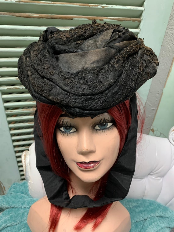 Viktorianischer Hut Antik Bonnet