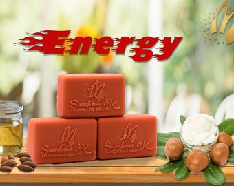 Luxurious Almond Oil & Shea Butter Soap Bar Energy Scent