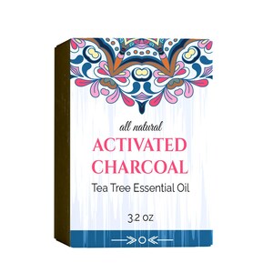 Activated Charcoal Facial Bar for Oily to Normal Skin – Natural Charcoal Soap with Essential Oils - 3.2 OZ