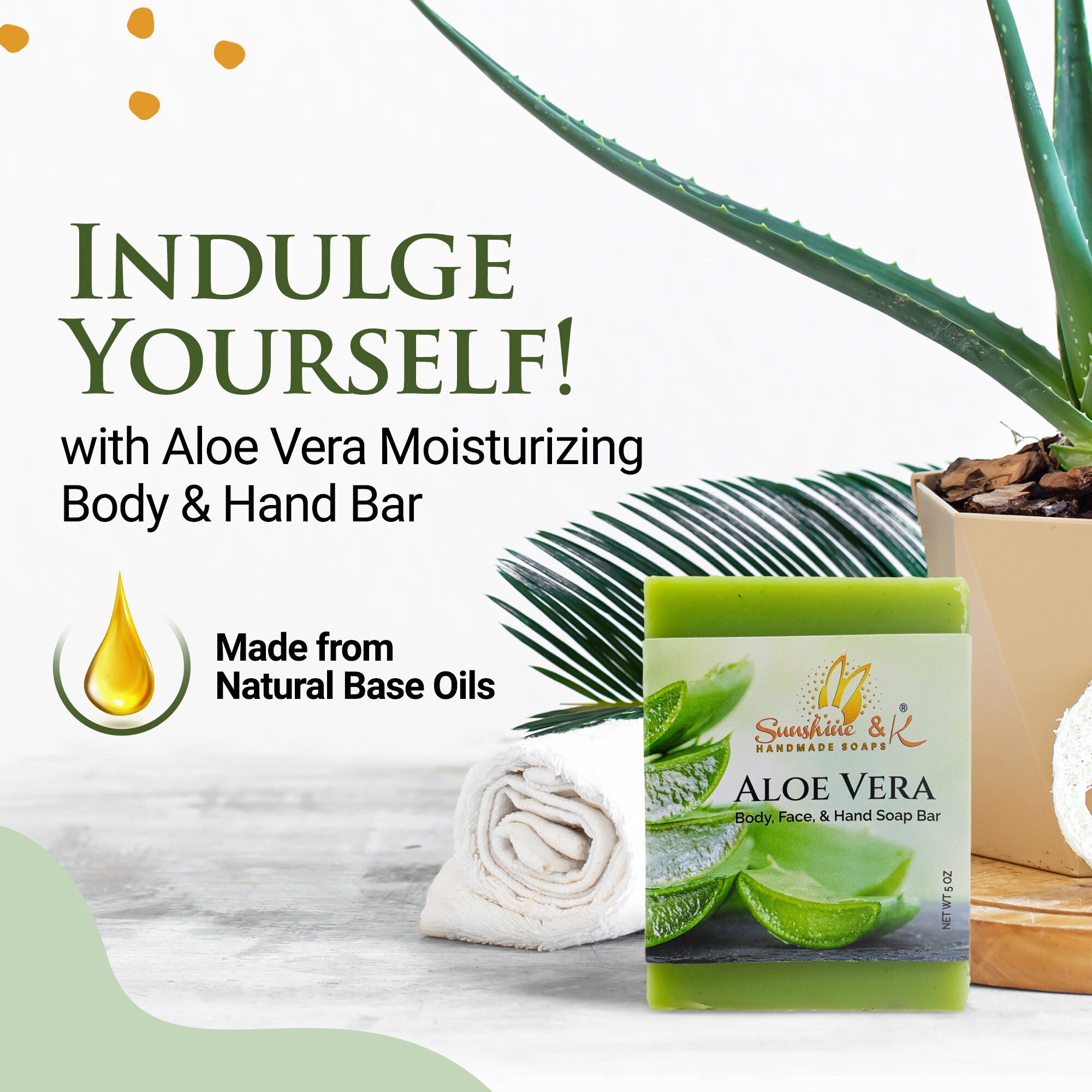Aloe Vera Soap Bar  Long Lasting Soap for Hand and Body - NO Phthalates -  Organic Olive & Castor Oils W/aloe Juice - 5 OZ - Etsy