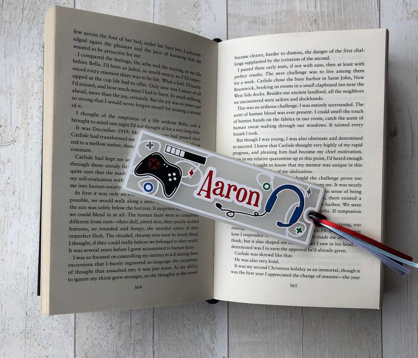 Gaming themed personalised bookmark Computer game gift Etsy