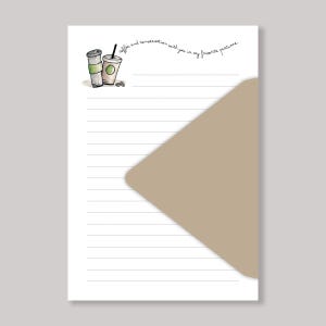DOODLED Coffee and Conversation | Social Stationery | Set of 4