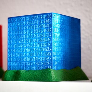 poneglyph individual azul, con tallados intrincados, representa la llave hacia la Historia Verdadera y la búsqueda que ha movilizado a generaciones de piratas