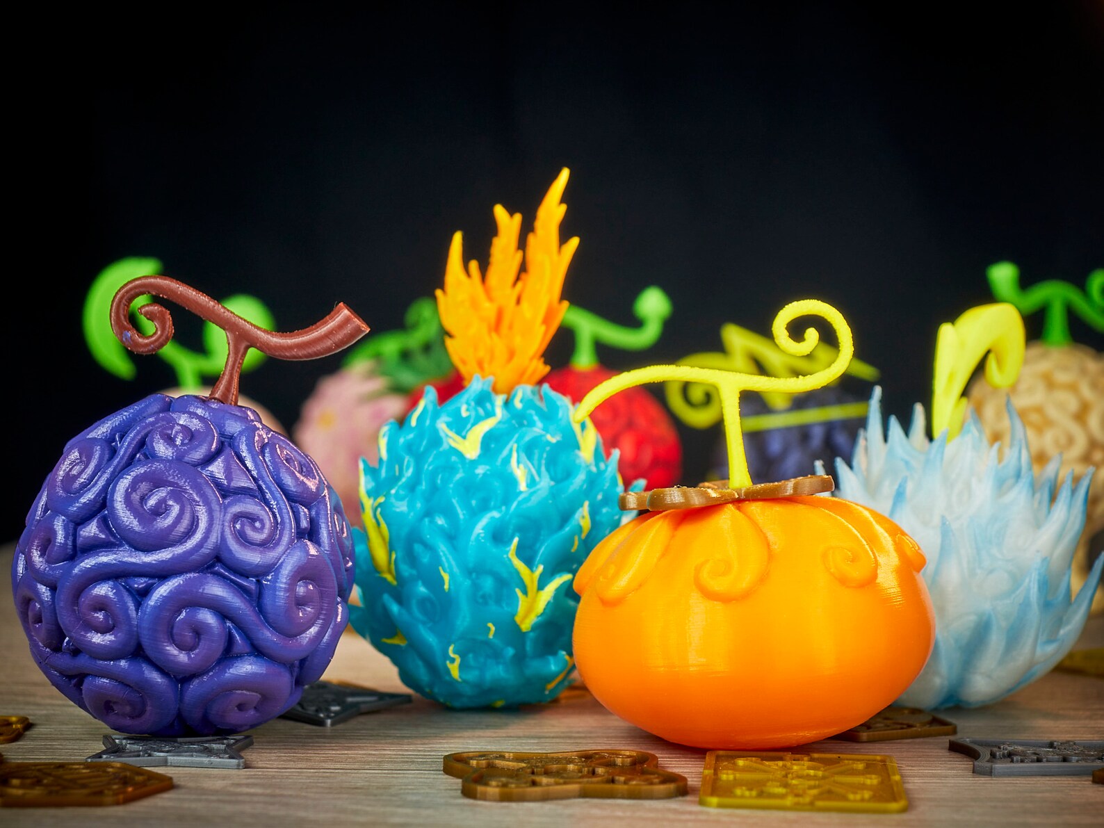 One Piece Anime Devil Fruit Goro Goro No Mi Enel Etsy