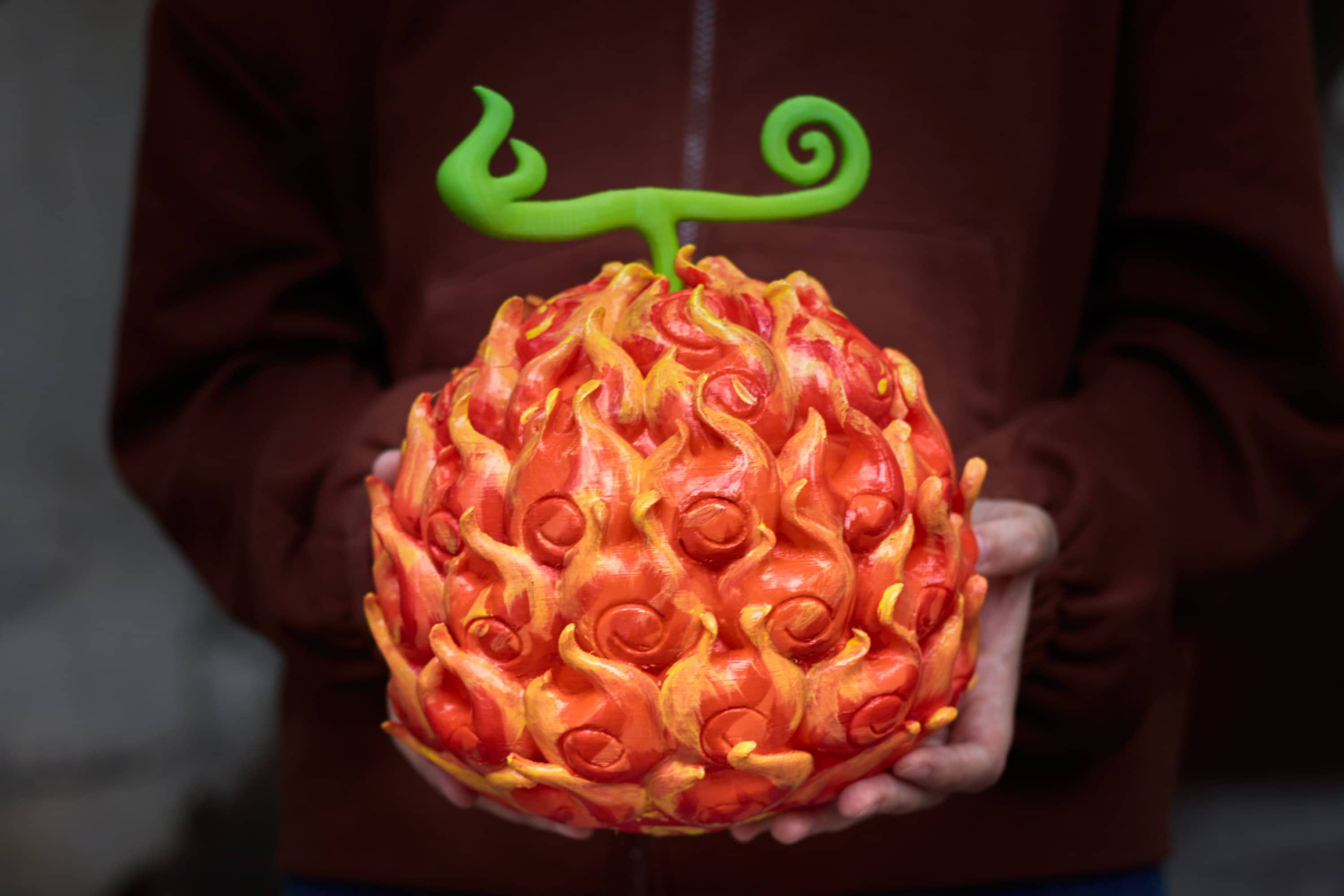 DIY: How to Make MERA MERA NO MI - ONE PIECE - Devil Fruit Tutorial  #diyanime 