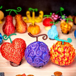 Teufelsfrüchte aus dem One Piece Anime - Robin, Chopper, Boa, Whitebeard, Kid, Buggy, Moria, Smoker, Momonosuke...