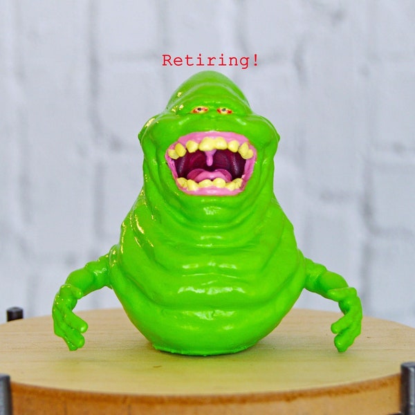 Ghostbusters Slimer Figure, Glow in the Dark Ghost Figure, Accessoires de souvenirs de film, Ghostbusters Fan Art, Figure en résine imprimée en 3D
