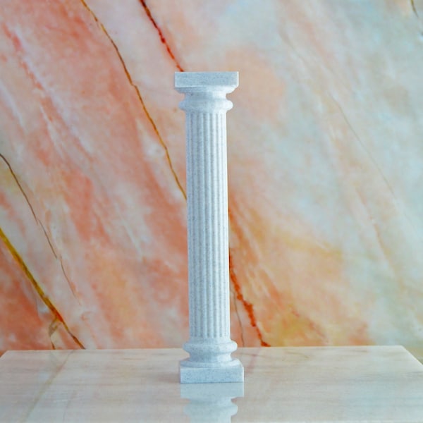 Cake Pillars, Greek Pillar, Miniature Greek Column, Dollhouse Column, Toga Party Decorations, Greek Party Favors, Diorama Supplies